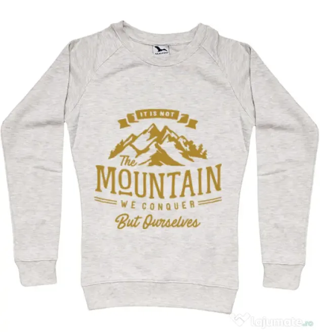 Bluza ADLER dama Its not the mountain we conquer Migdala melanj
