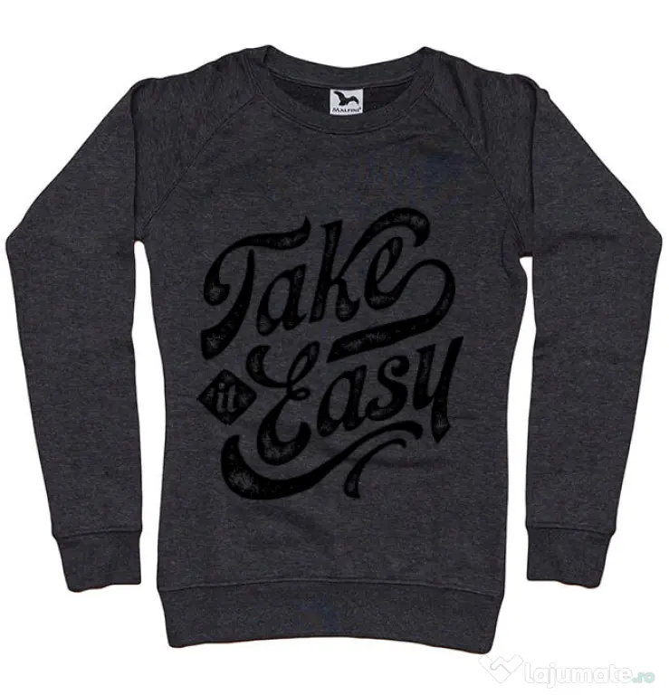Bluza ADLER dama Take it easy Negru melanj