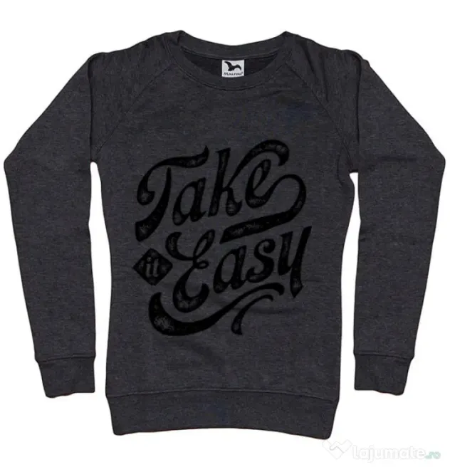 Bluza ADLER dama Take it easy Negru melanj