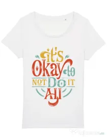 Tricou STANLEY STELLA dama Its ok Alb