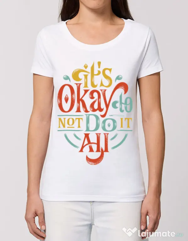 Tricou STANLEY STELLA dama Its ok Alb