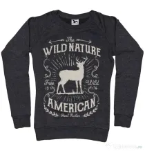 Bluza ADLER dama Wild Nature Negru melanj