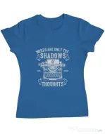 Tricou ADLER dama Shadows Of Thoughts Albastru azuriu
