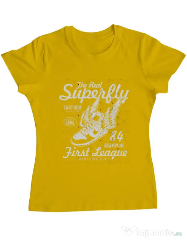 Tricou ADLER dama Superfly Galben