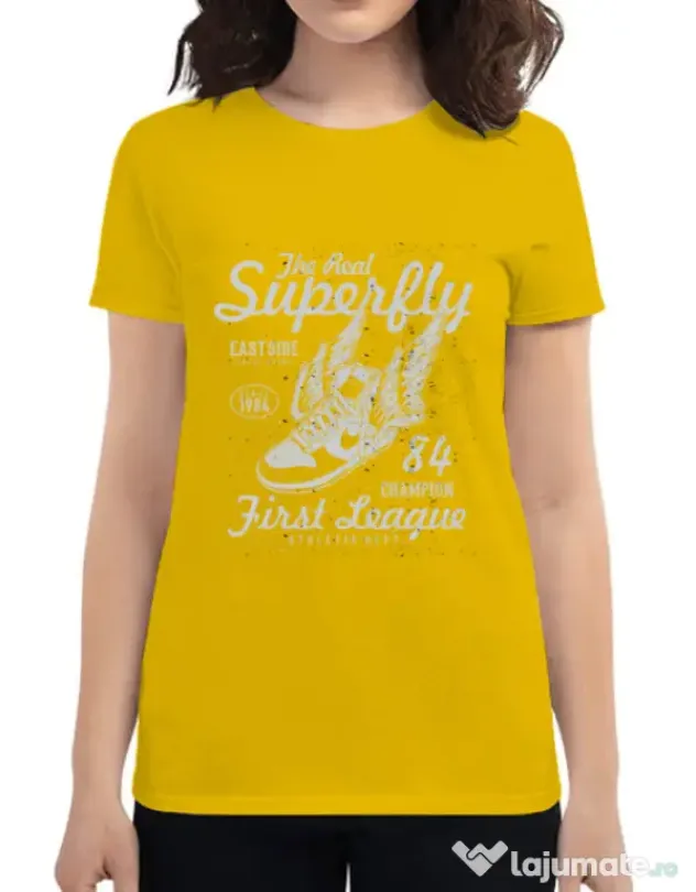 Tricou ADLER dama Superfly Galben