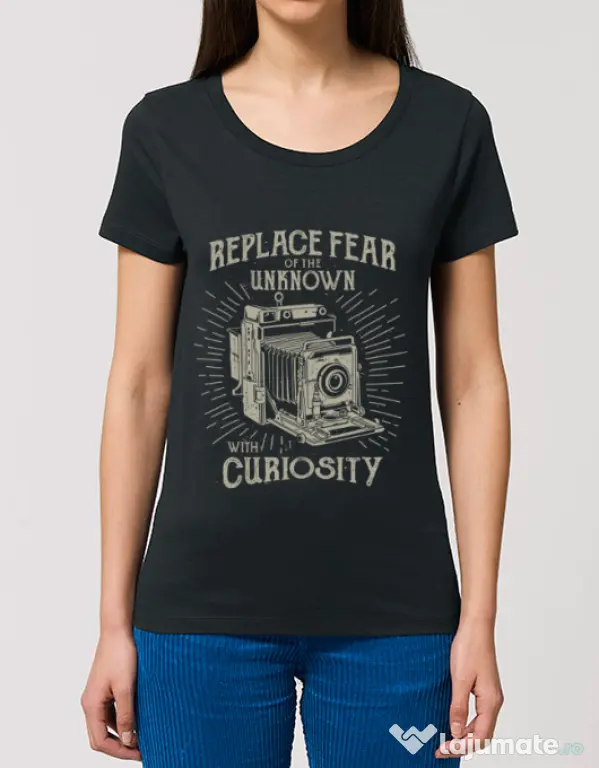 Tricou STANLEY STELLA dama Replace Fear Negru