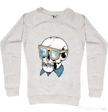 Bluza ADLER dama Skull Holiday Migdala melanj