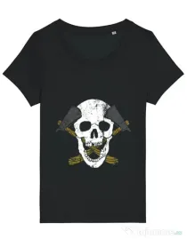 Tricou STANLEY STELLA dama Skull Axe Negru