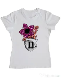 Tricou ADLER dama Free hugs Alb
