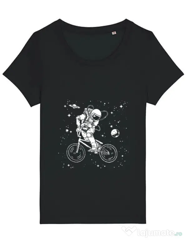 Tricou STANLEY STELLA dama Astronaut Bmx Negru