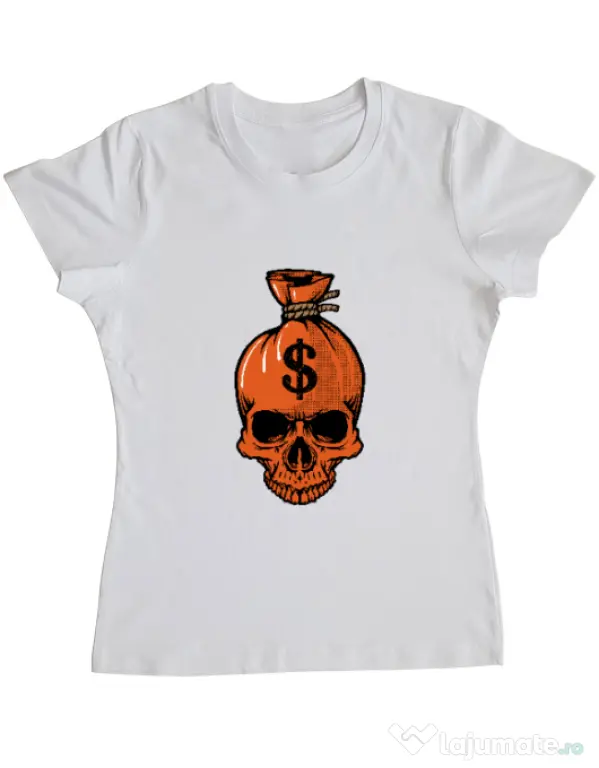 Tricou ADLER dama Sack Alb