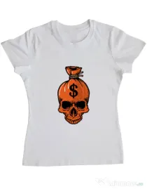 Tricou ADLER dama Sack Alb