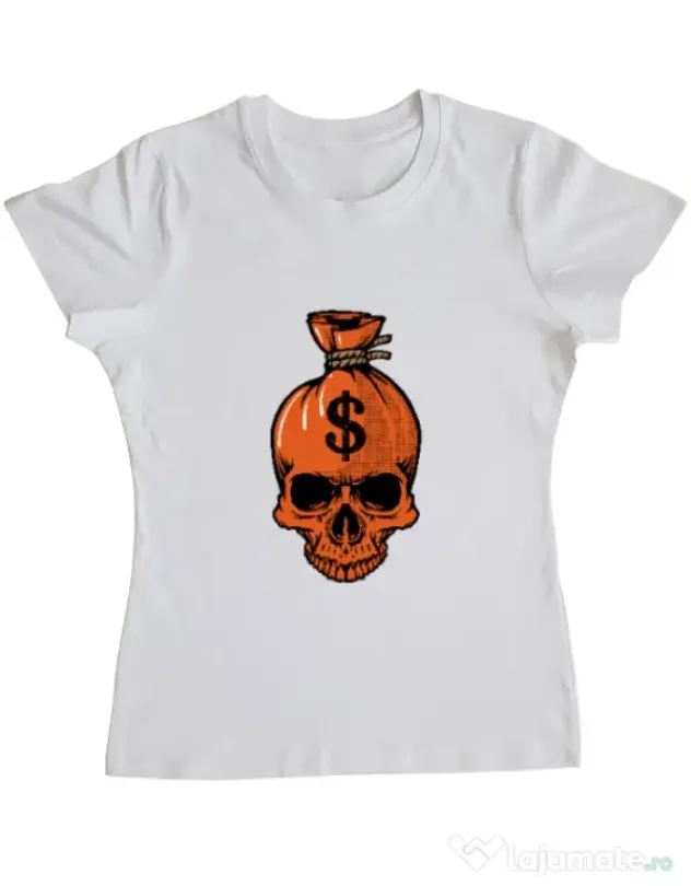 Tricou ADLER dama Sack Alb