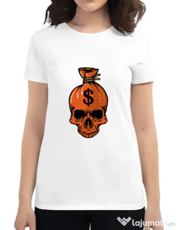 Tricou ADLER dama Sack Alb