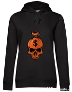 Hoodie dama cu gluga Sack Negru