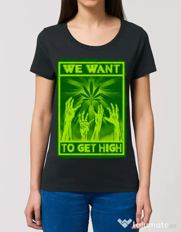 Tricou STANLEY STELLA dama High zombies Negru