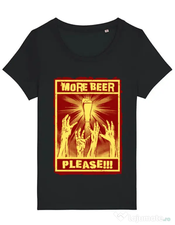 Tricou STANLEY STELLA dama Thirsty zombies Negru