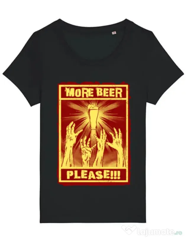 Tricou STANLEY STELLA dama Thirsty zombies Negru