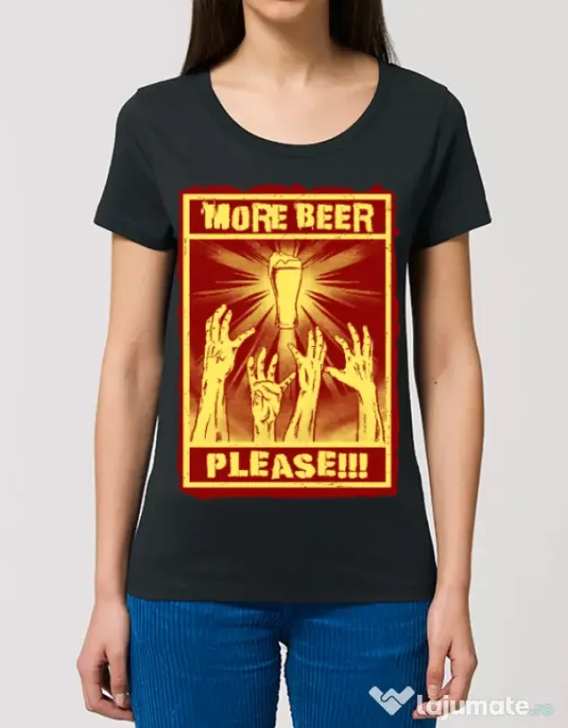 Tricou STANLEY STELLA dama Thirsty zombies Negru
