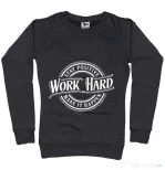Bluza ADLER dama Work Hard Negru melanj