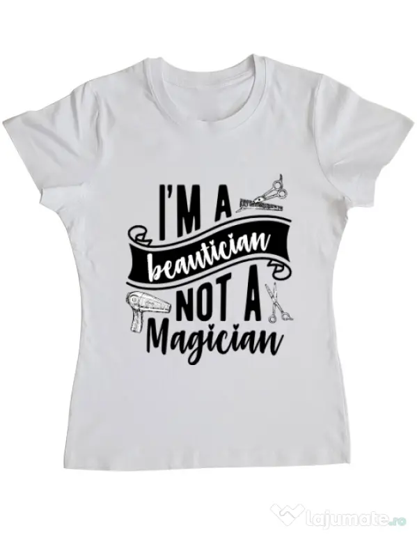 Tricou ADLER dama Beautician Alb