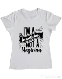 Tricou ADLER dama Beautician Alb
