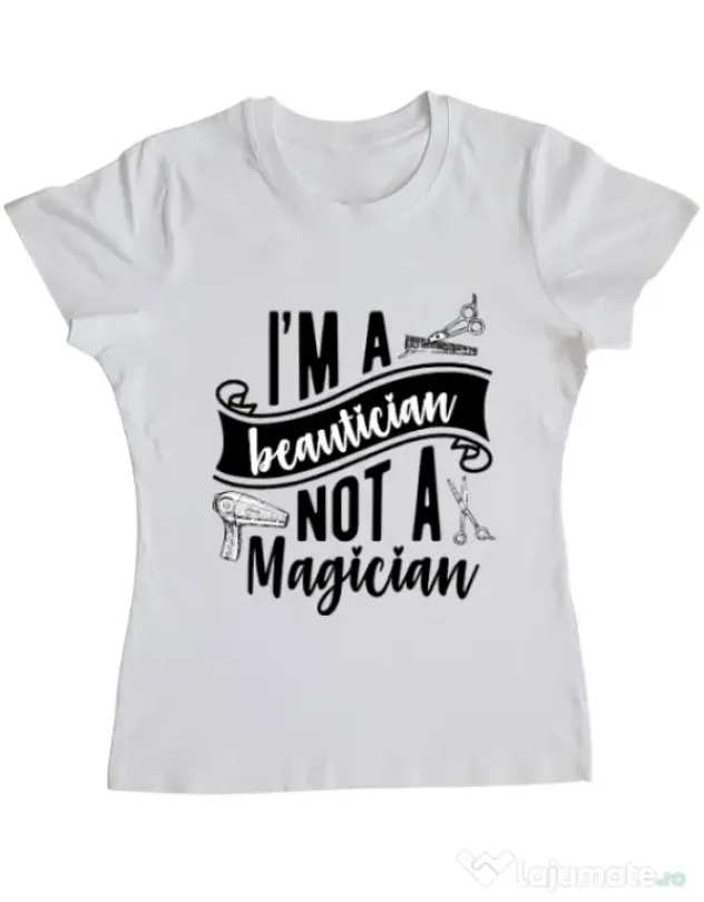 Tricou ADLER dama Beautician Alb
