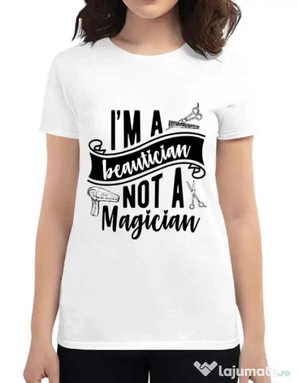 Tricou ADLER dama Beautician Alb