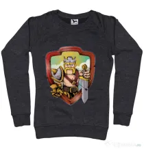 Bluza ADLER dama The Barbarian Negru melanj