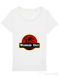 Tricou STANLEY STELLA dama Worked Out Alb