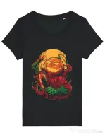 Tricou STANLEY STELLA dama Pumpkinhead Butcher Negru