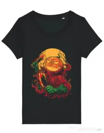 Tricou STANLEY STELLA dama Pumpkinhead Butcher Negru