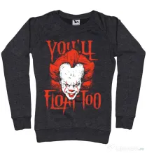 Bluza ADLER dama You ll float too Negru melanj