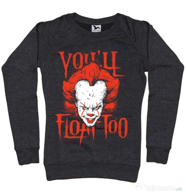 Bluza ADLER dama You ll float too Negru melanj