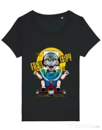 Tricou STANLEY STELLA dama Real terror Negru