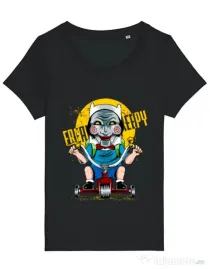 Tricou STANLEY STELLA dama Real terror Negru
