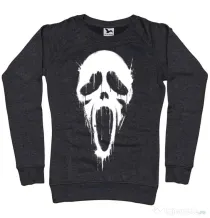 Bluza ADLER dama Bloody scream Negru melanj