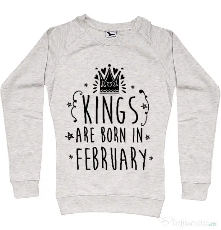 Bluza ADLER dama Kings are born in February Migdala melanj