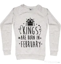 Bluza ADLER dama Kings are born in February Migdala melanj