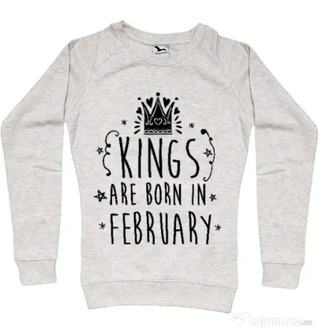 Bluza ADLER dama Kings are born in February Migdala melanj