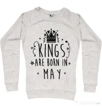 Bluza ADLER dama Kings are born in May Migdala melanj