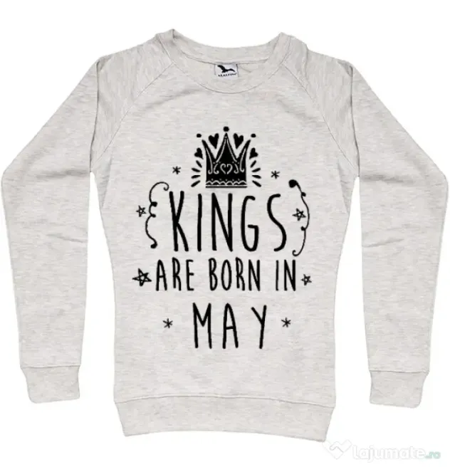 Bluza ADLER dama Kings are born in May Migdala melanj