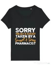 Tricou STANLEY STELLA dama This guy is taken Negru