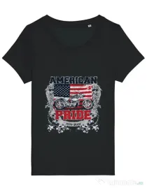 Tricou STANLEY STELLA dama American pride Negru