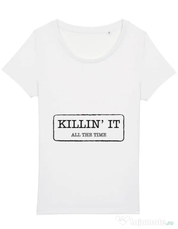 Tricou STANLEY STELLA dama Killin it Alb