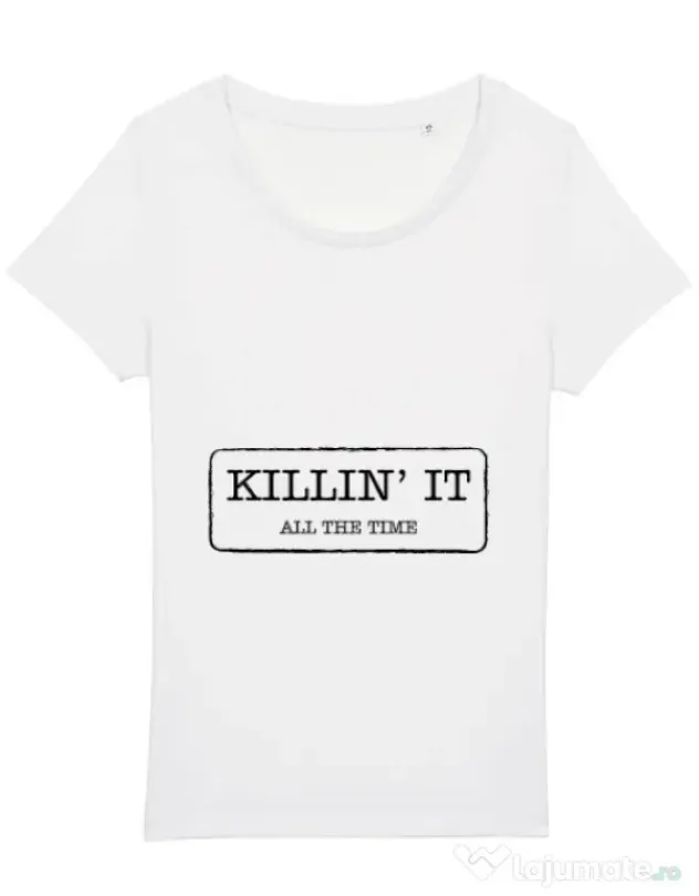 Tricou STANLEY STELLA dama Killin it Alb