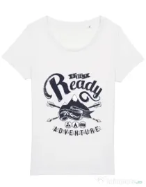 Tricou STANLEY STELLA dama Ready for adventure Alb