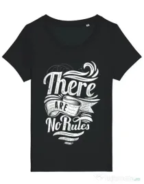 Tricou STANLEY STELLA dama There are no rules Negru