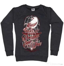 Bluza ADLER dama Wake up Negru melanj