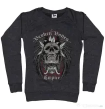 Bluza ADLER dama Broken Bones Empire Negru melanj